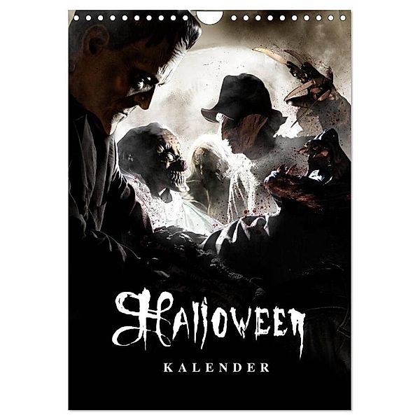 Halloween Optische Illusionen - Kalender 2024 (Wandkalender 2024 DIN A4 hoch), CALVENDO Monatskalender, Sven Sauer