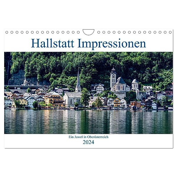 Hallstatt Impressionen (Wandkalender 2024 DIN A4 quer), CALVENDO Monatskalender, Reinhard Nahodil