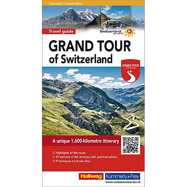 Hallwag Führer / Grand Tour of Switzerland, Touring Guide, Roland Baumgartner, Peter-Lukas Meier