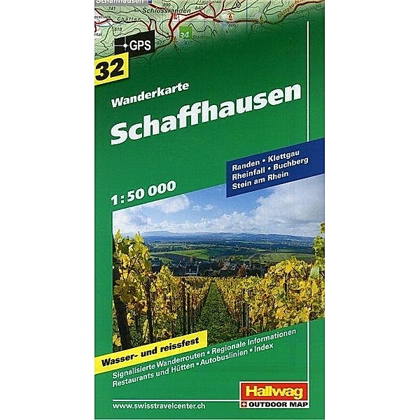 Hallwag Outdoor Map Schaffhausen