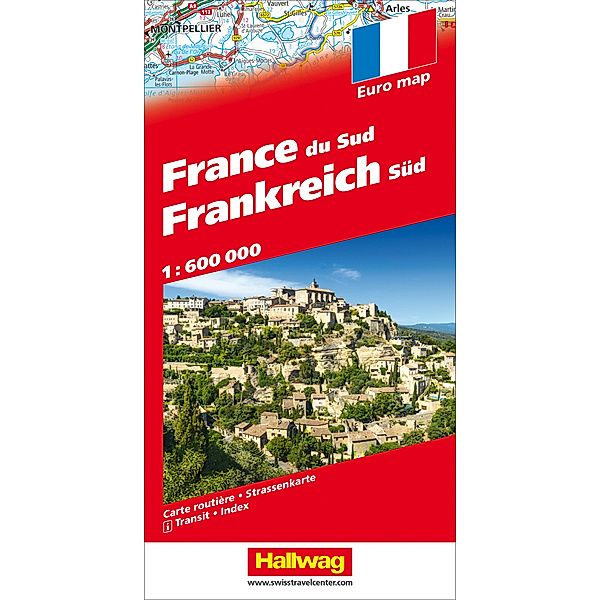 Hallwag Strassenkarten / Hallwag Strassenkarte Frankreich Süd 1:600 000