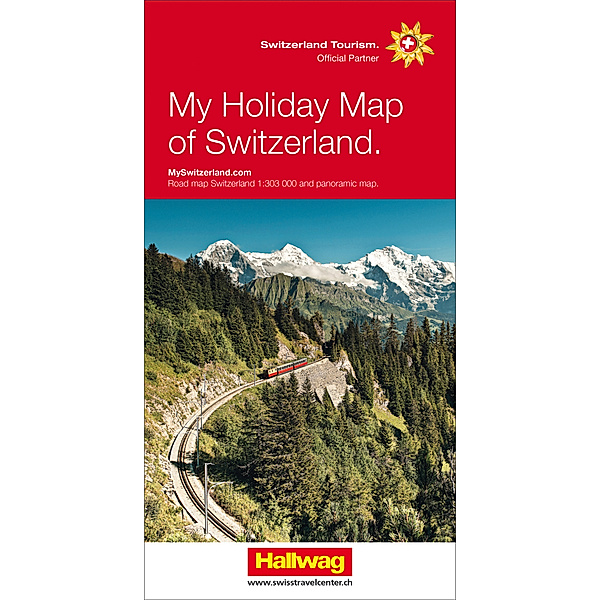 Hallwag Strassenkarten / Hallwag Strassenkarte Ferien-Gästekarte Schweiz