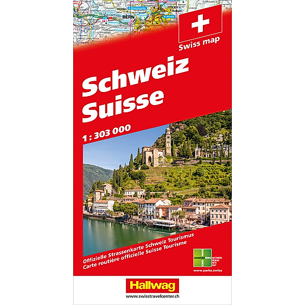 Hallwag Strassenkarten / Schweiz Strassenkarte 1:303 000