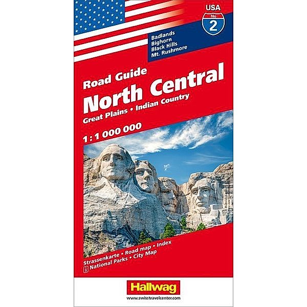 Hallwag USA Road Guide North Central