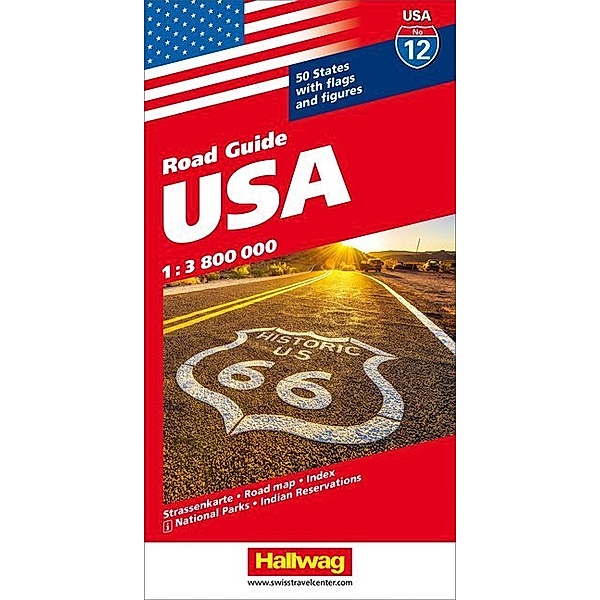 Hallwag USA Road Guide USA