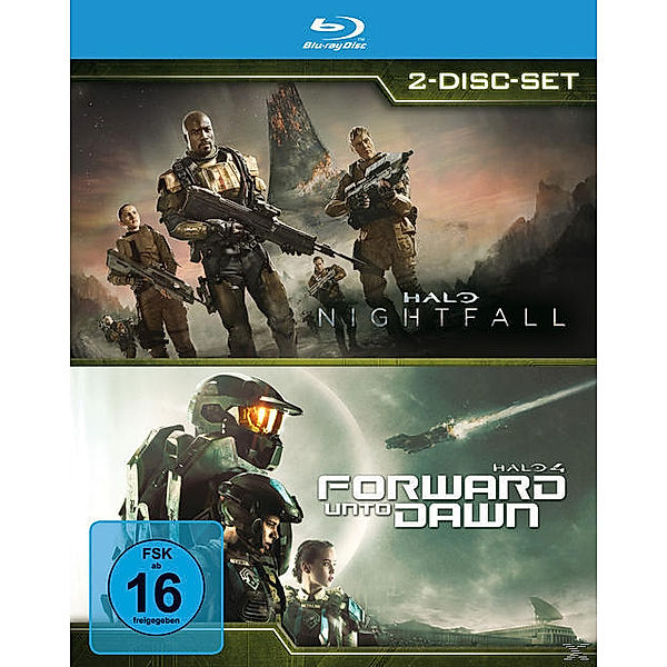 Halo: Nightfall / Halo 4: Forward Unto Dawn BLU-RAY Box, Mike Colter, Christina Chong, Steve Waddington