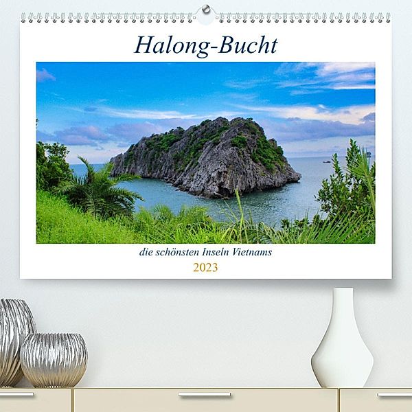 Halong-Bucht - die schönsten Inseln Vietnams (Premium, hochwertiger DIN A2 Wandkalender 2023, Kunstdruck in Hochglanz), been.there.recently