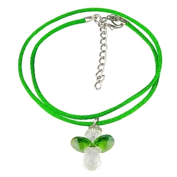 Halskette mit Schutzengel Smaragd, Crystals