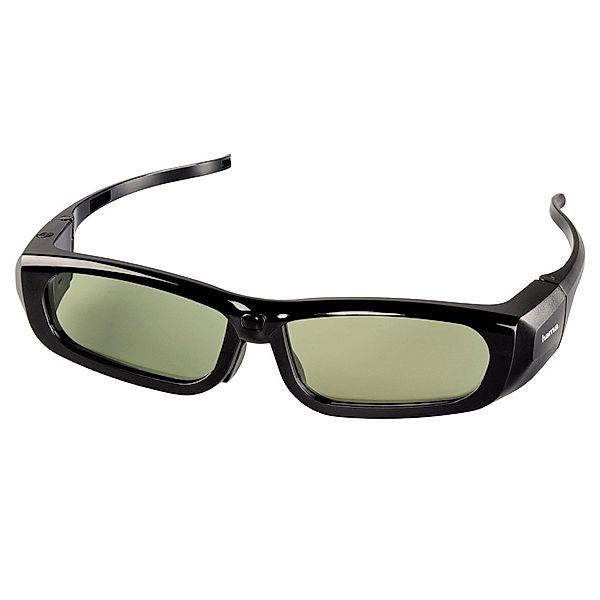 Hama 3D-Shutterbrille für Panasonic 3D-TVs, Funk, Schwarz, Batterie