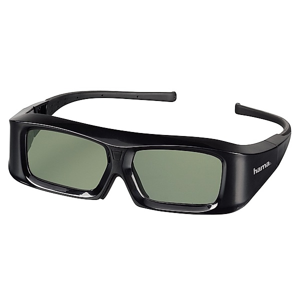 Hama 3D-Shutterbrille, universell, für PS3 und IR 3D TVs , Schwarz