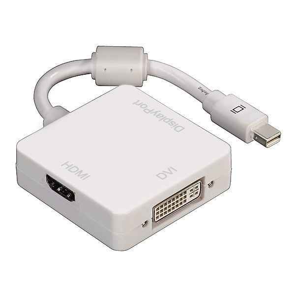 Hama 3in1-Mini-DisplayPort-Adapter für DVI, Displayport oder HDMI™