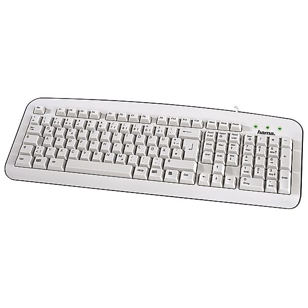 Hama Basic Keyboard K210, weiß