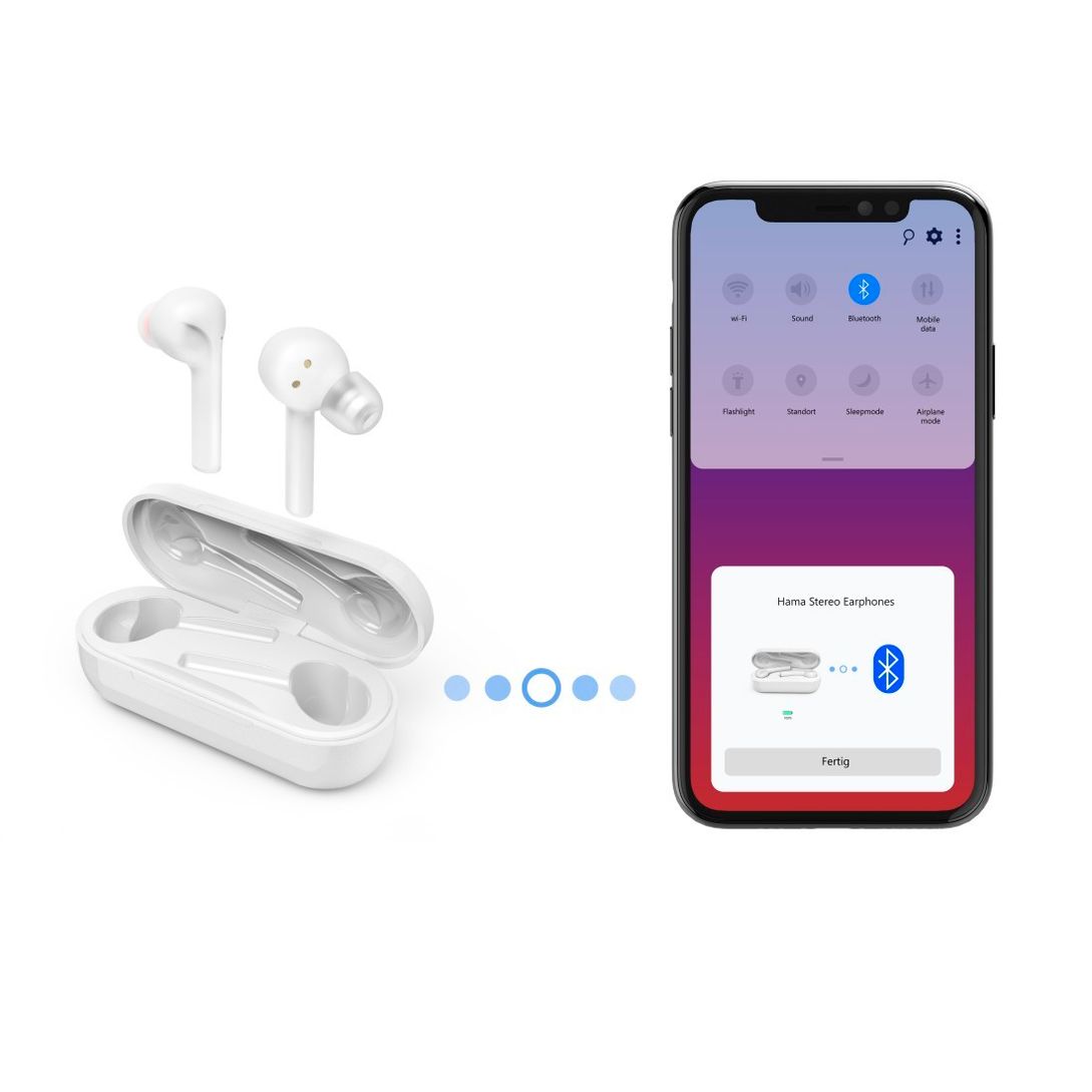 Hama Bluetooth®-Kopfhörer Style, In-Ear, True Wireless, Sprachsteuerung,
