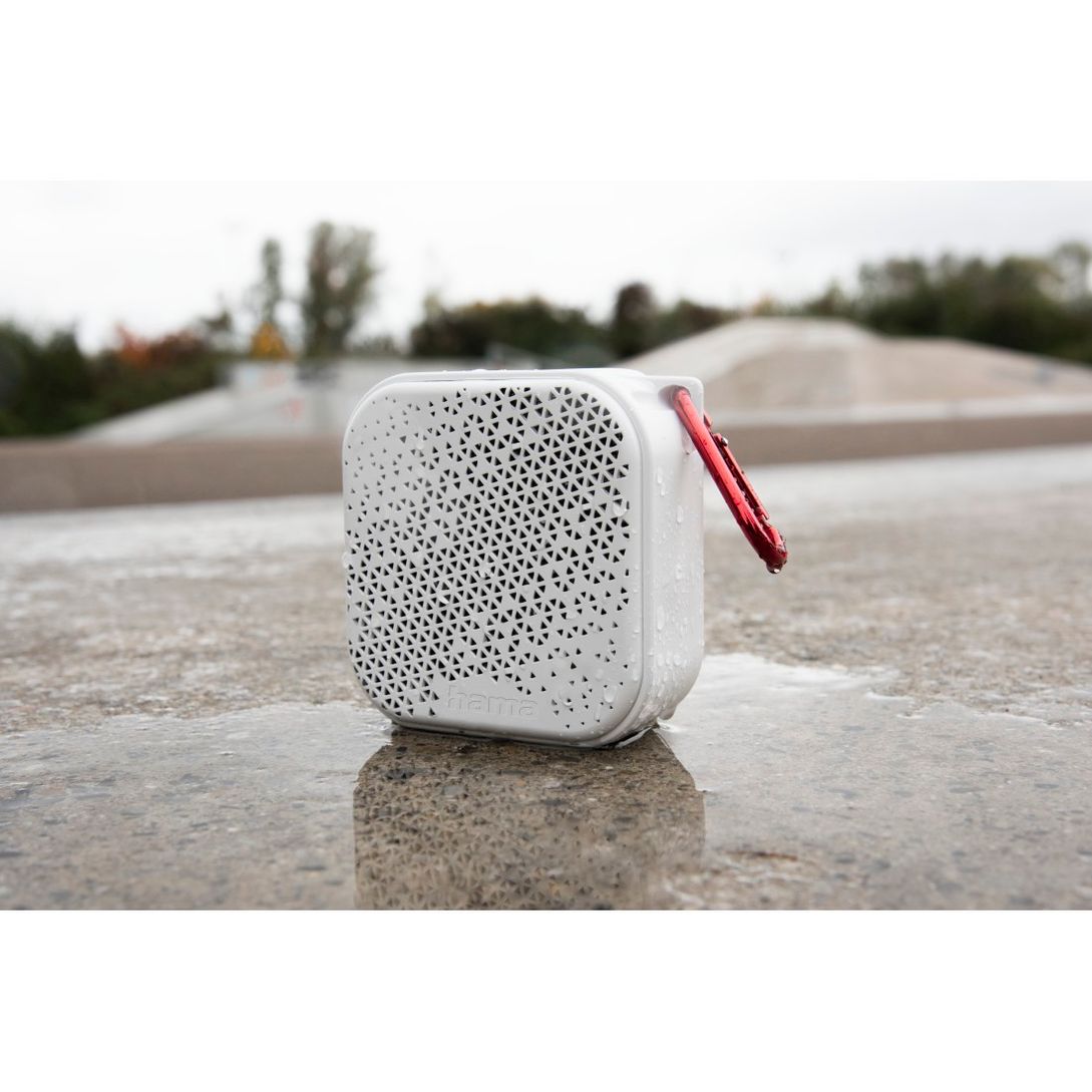 Hama wasserdicht, Weiß W, Bluetooth®-Lautsprecher Pocket 2.0, 3,5