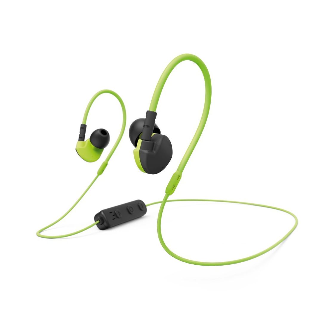 Hama Bluetooth®-Sport-Kopfhörer Active BT, In-Ear, Mikrofon, Schwarz Gelb | In-Ear-Kopfhörer