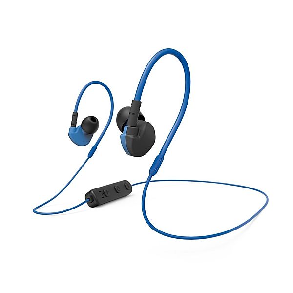 Hama Bluetooth®-Sport-Kopfhörer Active BT, In-Ear, Mikrofon, Schwarz Blau |  Weltbild.ch
