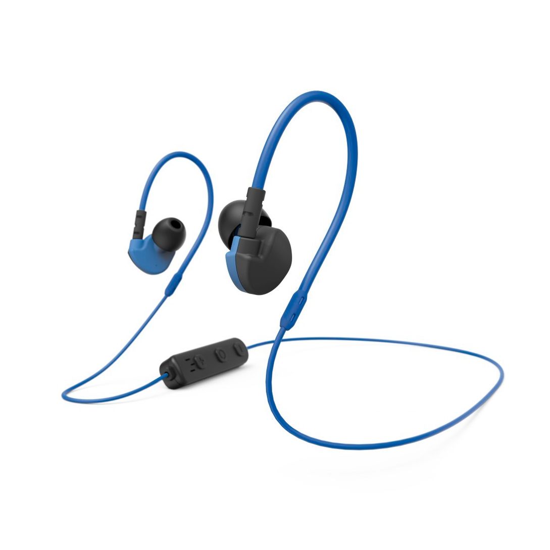 Hama Bluetooth®-Sport-Kopfhörer Active BT, In-Ear, Mikrofon, Schwarz Blau |  Weltbild.ch