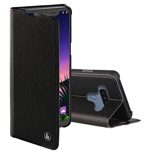 Hama Booklet Slim Pro für LG G8s ThinQ, Schwarz