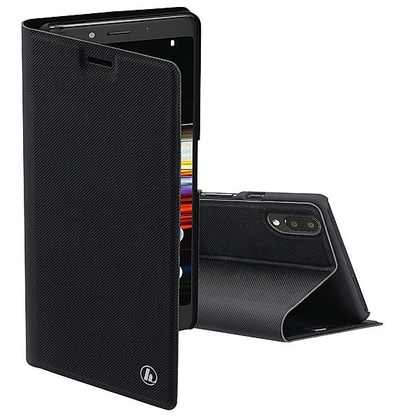 Hama Booklet Slim Pro für Sony Xperia L3, Schwarz