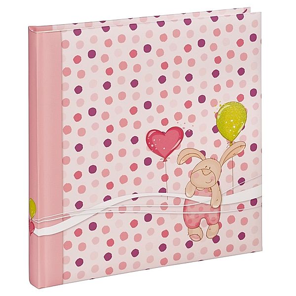 Hama Buch-Album Kleiner Hase, 29x32 cm, 50 weiße Seiten, Pink