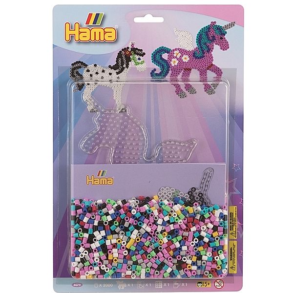 Hama® Bügelperlen Blister Pegasus 2.000 Stück.