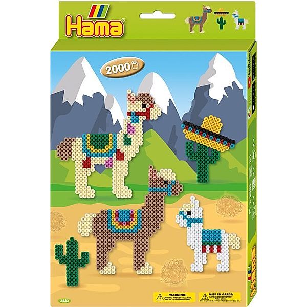 Hama® Bügelperlen Geschenkpackung Alpakas 2.000 Stück