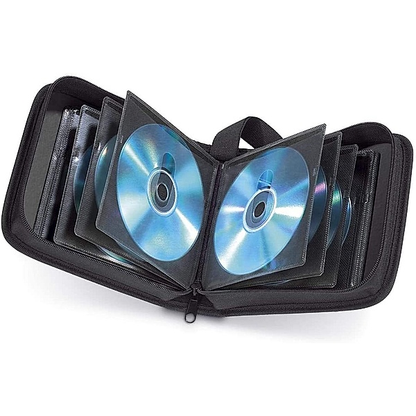 Hama CD-/DVD-/Blu-ray-Tasche 40, Schwarz
