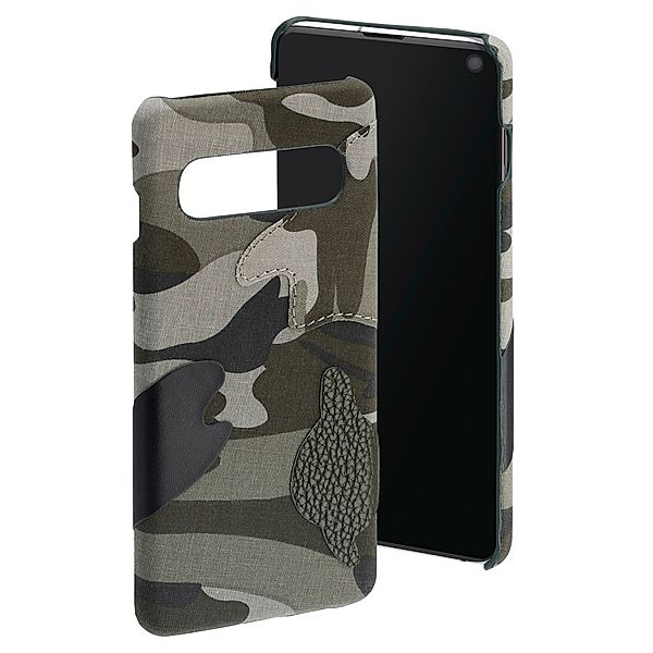 Hama Cover Camouflage für Samsung Galaxy S10, Grün