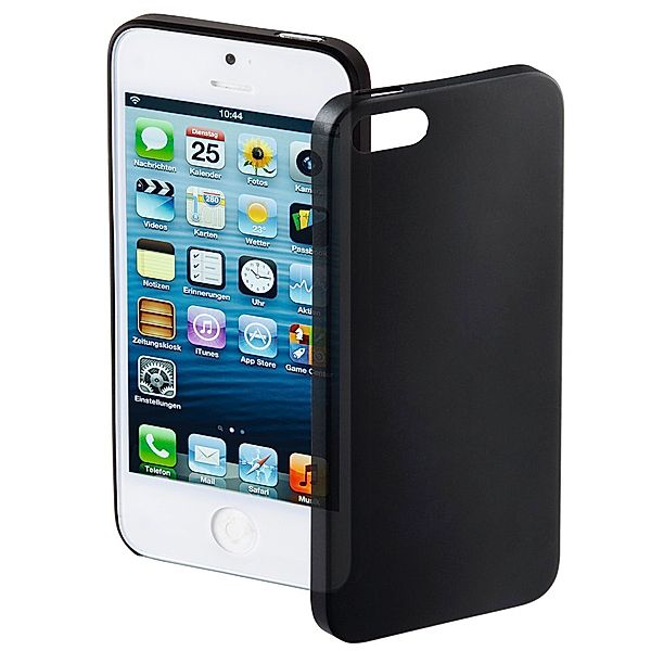 Hama Cover Ultra Slim für Apple iPhone 5/5s/SE, Schwarz