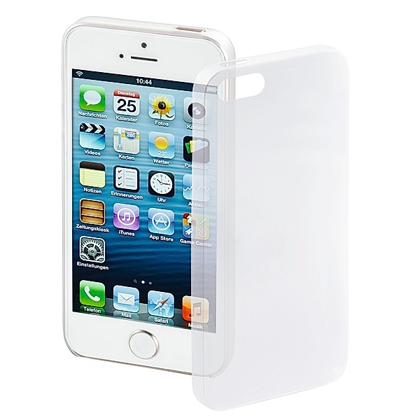 Hama Cover Ultra Slim für Apple iPhone 5/5s/SE, Weiß