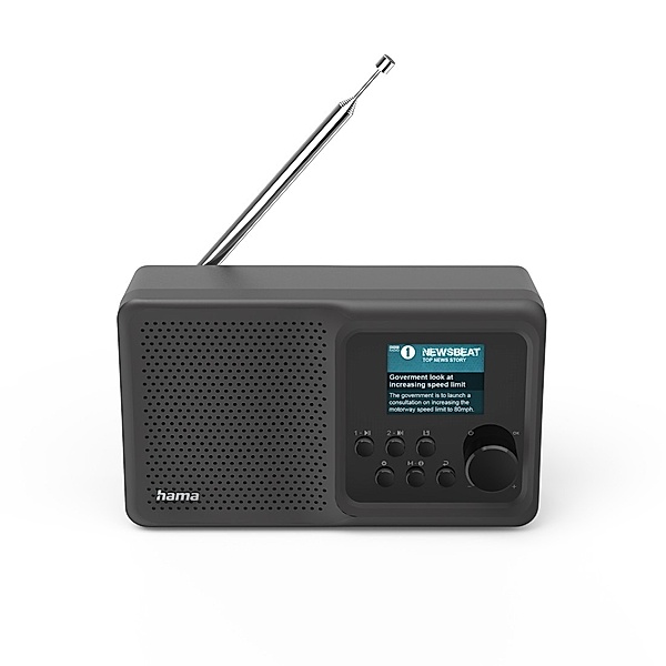 Hama Digitalradio DR5BT, FM/DAB/DAB+/Bluetooth®/Akkubetrieb