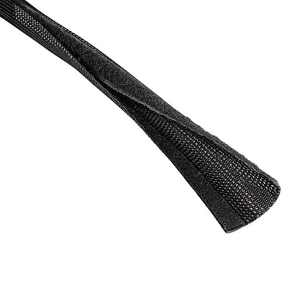 Hama Easy Flexwrap, 1,8 m, schwarz, Kabelbündel-Gewebeschlauch