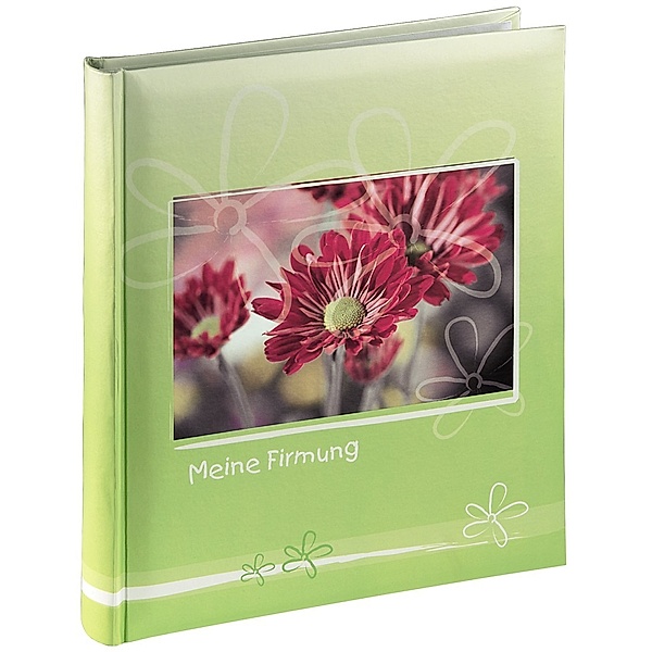 Hama Firmung Blume, grün, 22 x 25, Buchalbum