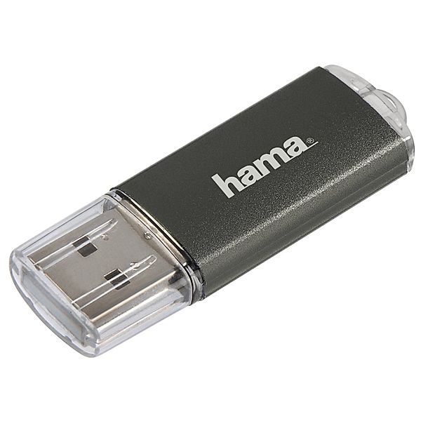 Hama FlashPen Laeta, USB 2.0, 16 GB, 10MB/s, Grau