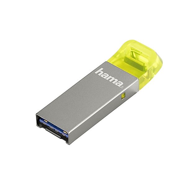 Hama FlashPen Lore Pro, USB 3.0, 16GB, 40MB/s, Metall/Gelb