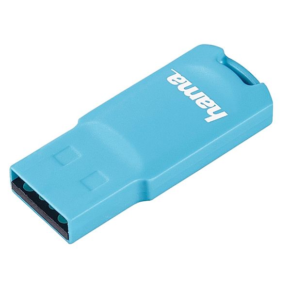 Hama FlashPen Pastell, USB 2.0, 32 GB, 15MB/s, Blau