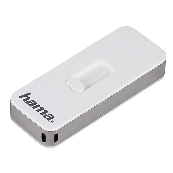 Hama FlashPen Vilitas, USB 3.0, 128 GB, 70 MB/s, Weiß/Silber