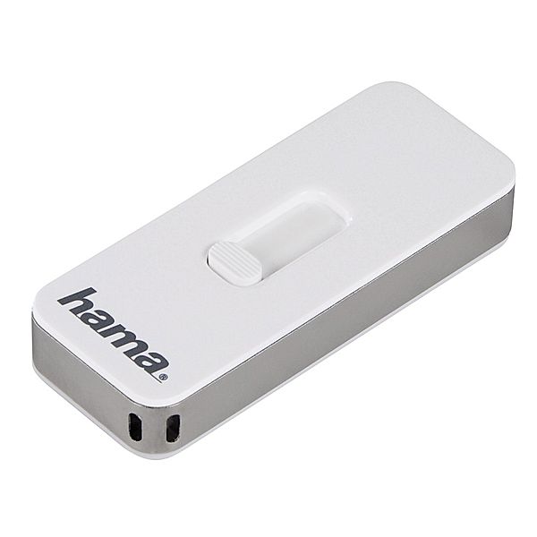 Hama FlashPen Vilitas, USB 3.0, 32 GB, 70 MB/s, Weiß/Silber