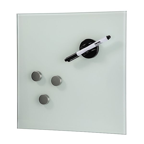 Hama Glas-Magnetboard, 30 x 30 cm, Weiß