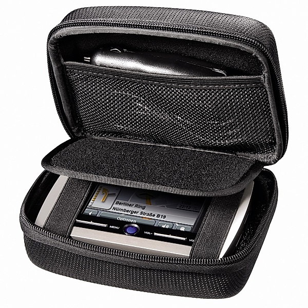 Hama Hard Case Universal, schwarz, Tasche für Navigationsgeräte