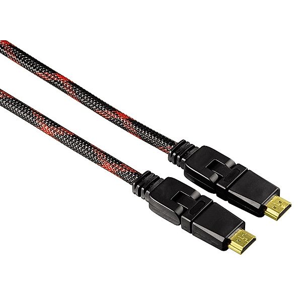 Hama High Speed HDMI -Kabel High Quality für PS3, Rotation, Ethernet, 2 m