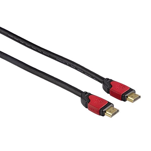 Hama High Speed HDMI™-Kabel Stecker - Stecker, Ethernet, vergoldet, 1,5 m