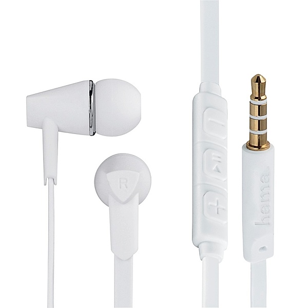 Hama In-Ear-Stereo-Ohrhörer Joy, Weiß