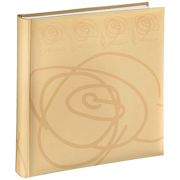 Hama Jumbo-Album Wild Rose, 30x30 cm, 100 weiße Seiten, Beige
