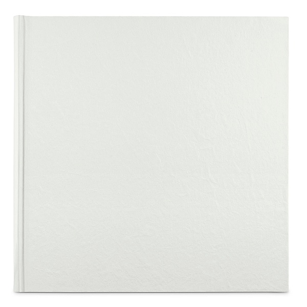Hama Jumbo-Album Wrinkled, 30x30 cm, 80 weiße Seiten, Weiß