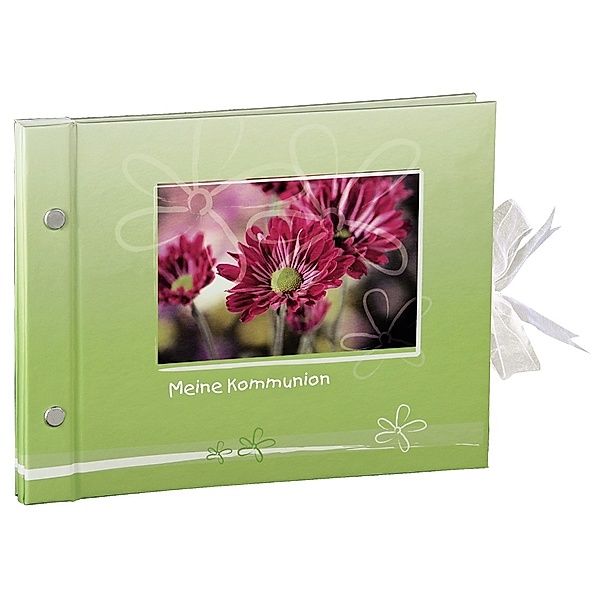 Hama Kommunion Blume grün, 22x17 cm, Schraubalbum