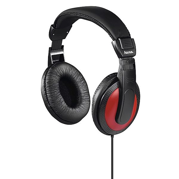 Hama Kopfhörer Basic4Music, Over-Ear, langes Kabel (2 m), Schwarz