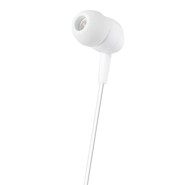 Hama Kopfhörer Basic4Phone, In-Ear, Mikrofon, Kabelknickschutz, Weiß