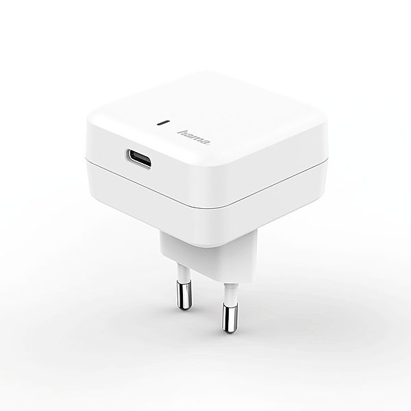 Hama Ladegerät, USB Type-C-Port, Power Delivery (PD), 3A, 27W, Weiß