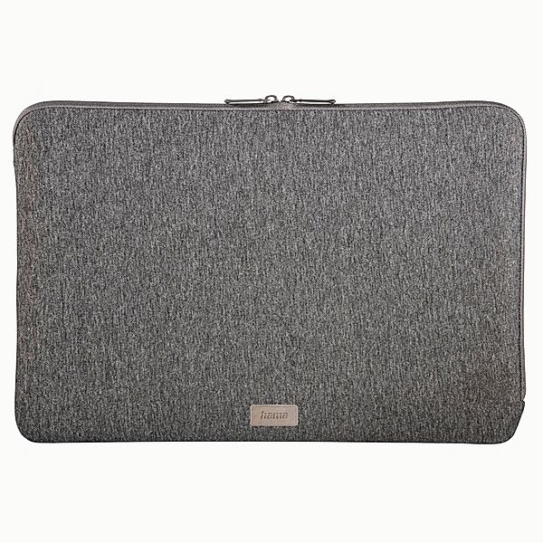 Hama Laptop-Sleeve Jersey, bis 34 cm (13,3), Dunkelgrau